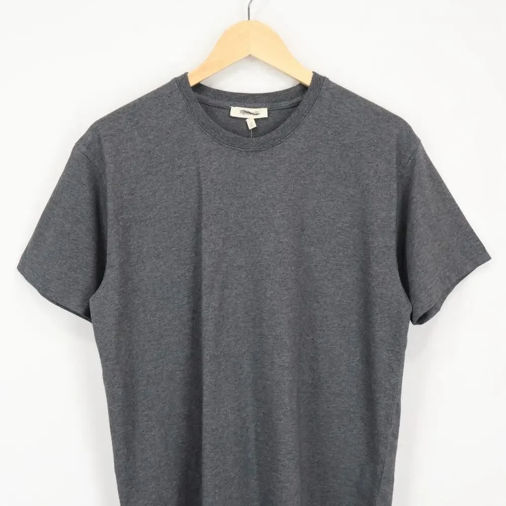 NWT Madewell 100% Cotton Relaxed Oversized Tee Heather Basalt Grey Size XS - Picture 6 of 10